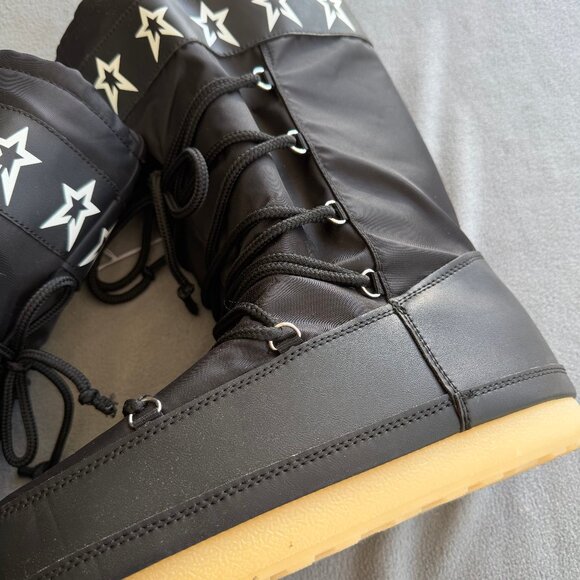 Women's Buffy Winter Boots - Wild Fable Black 10 - Picture 7 of 14